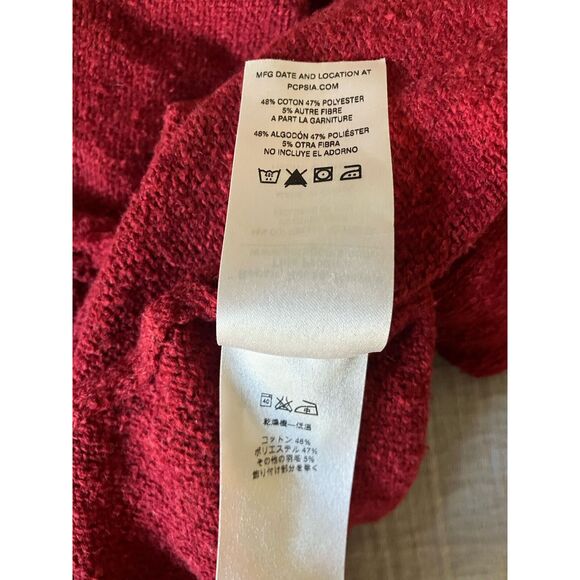 Patagonia Loislee Wrap Cardigan Womens Large Raspen Red Sweater Long Sleeve - Picture 7 of 7